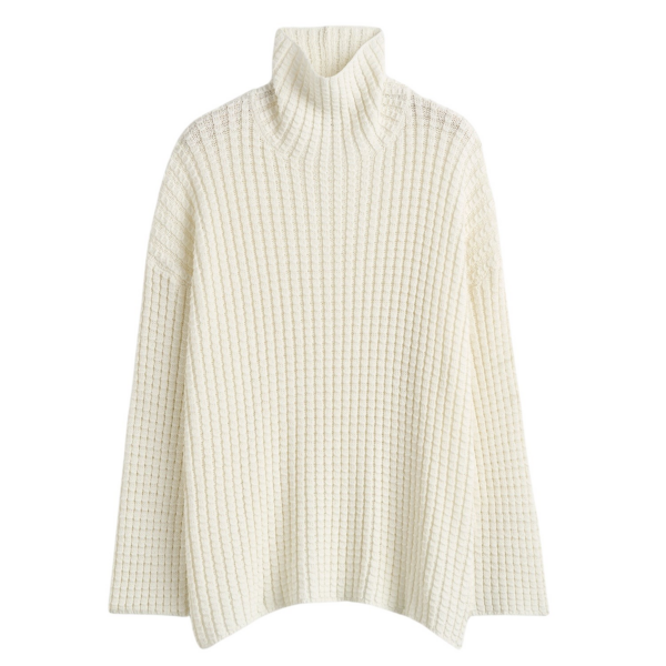Toteme Whipstitch Knit Milk