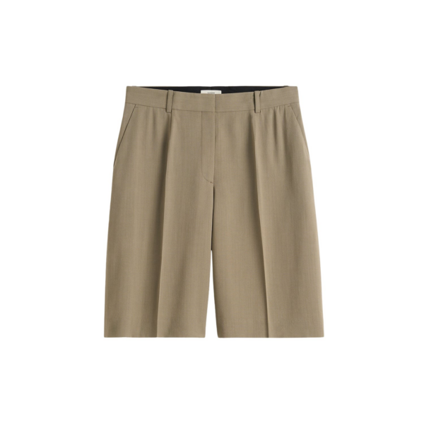 Toteme Wide Fluid Shorts Taupe