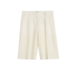 Toteme-Wide-Tailored-Shorts-Ecru13690_nobg Totême Wide Tailored Shorts Ecru - Shorts - Scandinavian Minimalist Luxury at Luxury Shoes
