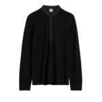 Totême Wool Silk Knit Black - Knitwear - Scandinavian Minimalist Luxury at Luxury Shoes 