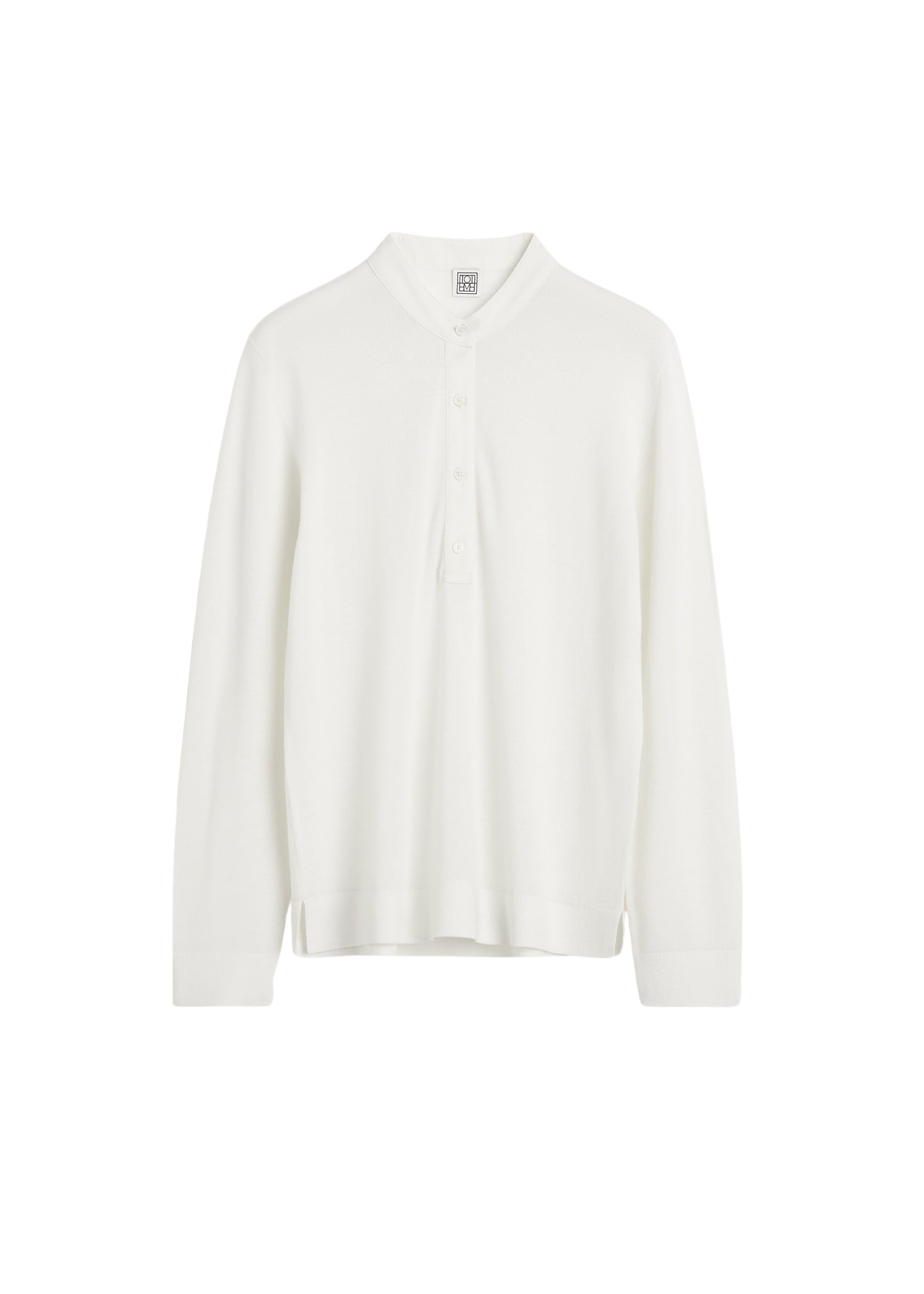 Toteme-Wool-Silk-Knit-Off-White37147_nobg Totême Wool Silk Knit Off-White - Knitwear - Scandinavian Minimalist Luxury at Luxury Shoes