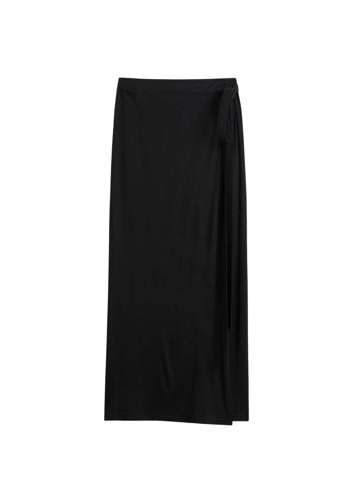 Toteme-Wrap-Skirt-Black57936_nobg Totême Wrap Skirt Black - Skirts - Scandinavian Minimalist Luxury at Luxury Shoes
