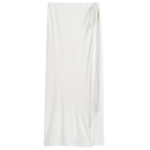 Totême Wrap Skirt Off-White - Skirts - Scandinavian Minimalist Luxury at Luxury Shoes 