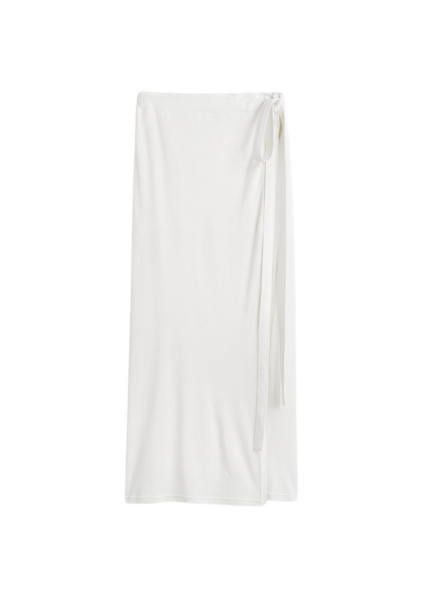 Totême Wrap Skirt Off-White - Skirts - Scandinavian Minimalist Luxury at Luxury Shoes 