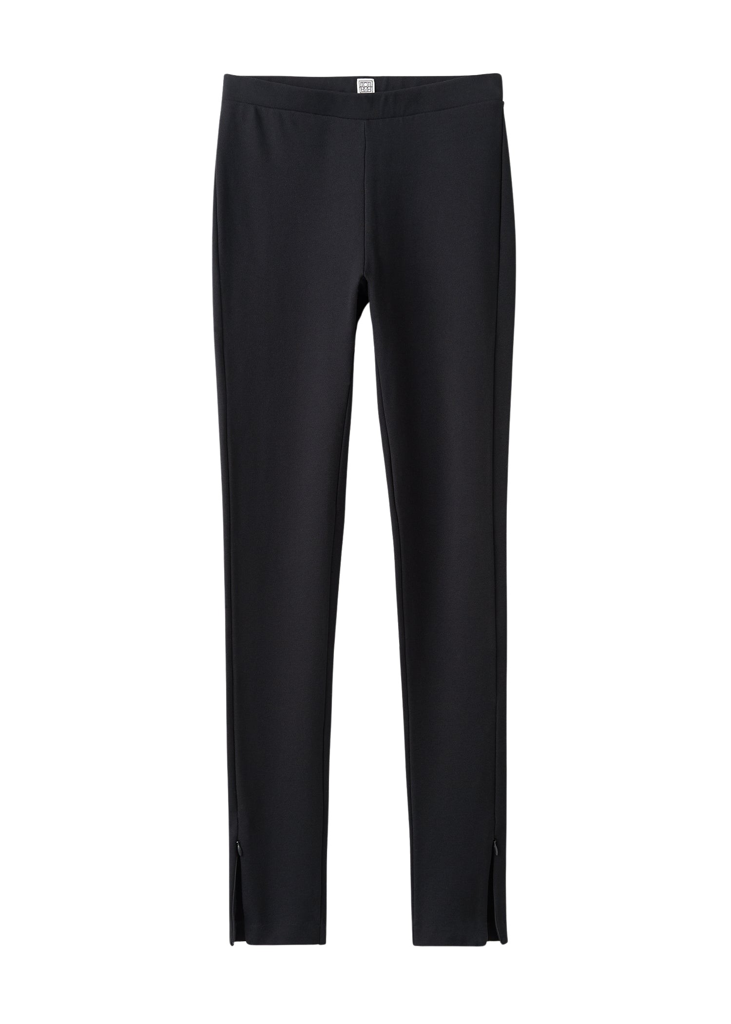 Toteme-Zip-Leggings-Black66943_nobg Totême Zip Leggings Black - Pants - Scandinavian Minimalist Luxury at Luxury Shoes