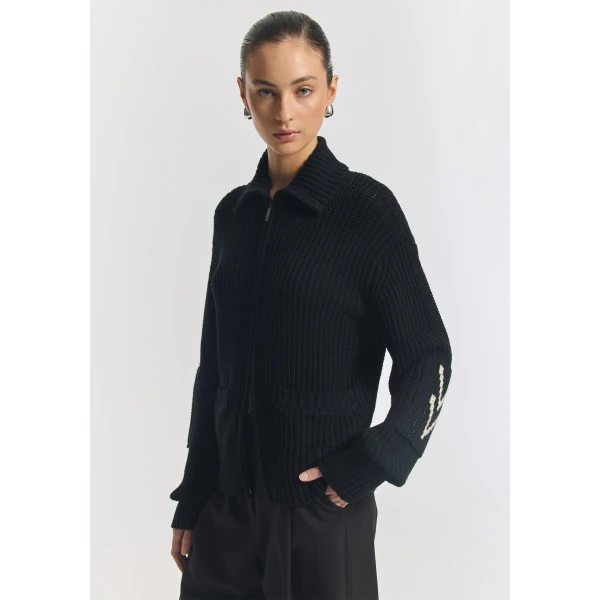 Viktoria & Woods Babylon Wool Cardigan - Knitwear - Minimalist Australian Fashion at Luxury Shoes 