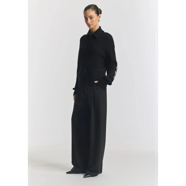 Viktoria & Woods Babylon Wool Cardigan - Knitwear - Minimalist Australian Fashion at Luxury Shoes 