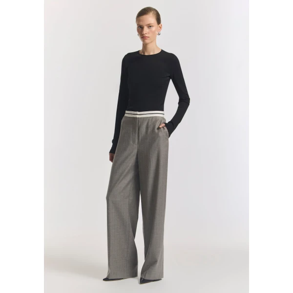 Viktoria & Woods Buckland Wool Trouser - Pants - Minimalist Australian Fashion at Luxury Shoes 