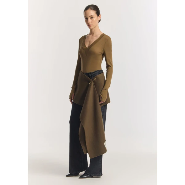 Viktoria & Woods Lotus Merino Top - Tops - Minimalist Australian Fashion at Luxury Shoes 