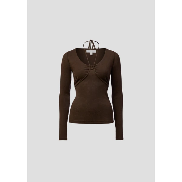 Viktoria & Woods Priscilla Merino Top - Tops - Minimalist Australian Fashion at Luxury Shoes 