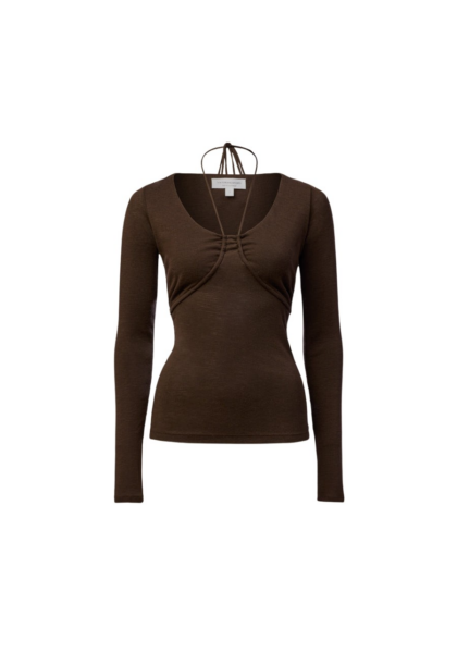 Viktoria & Woods Priscilla Merino Top - Tops - Minimalist Australian Fashion at Luxury Shoes 