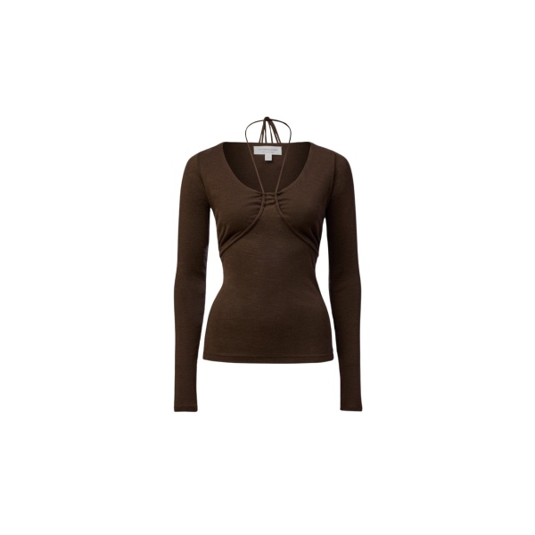 Viktoria & Woods Priscilla Merino Top - Tops - Minimalist Australian Fashion at Luxury Shoes 