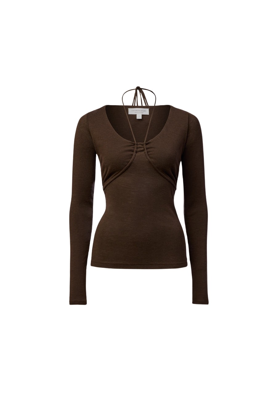 Viktoria and Woods Priscilla Merino Top