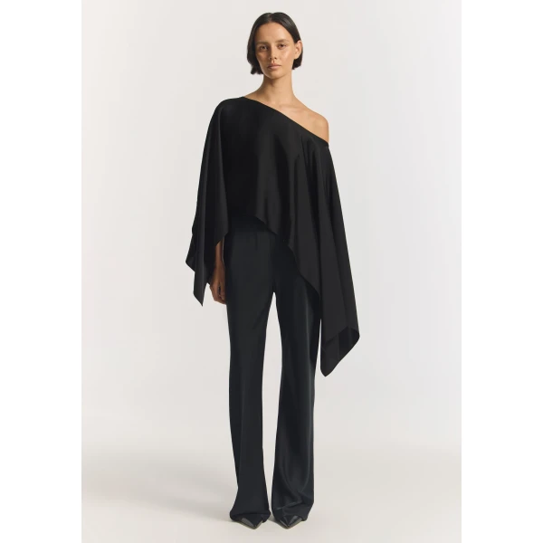 Viktoria & Woods Romance Cape Top - Tops - Minimalist Australian Fashion at Luxury Shoes 