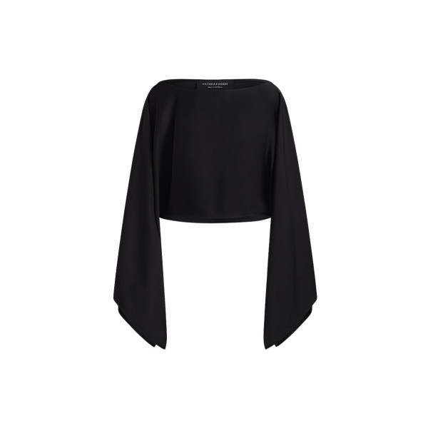 Viktoria & Woods Romance Cape Top - Tops - Minimalist Australian Fashion at Luxury Shoes 