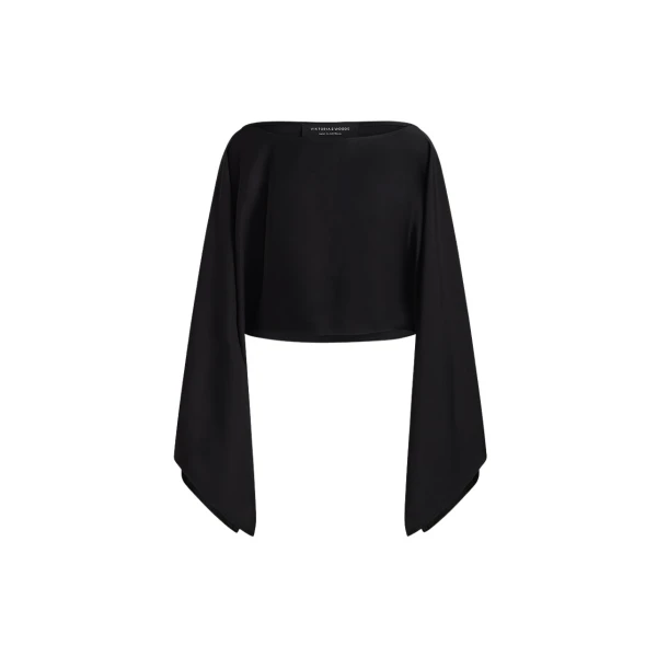 Viktoria & Woods Romance Cape Top - Tops - Minimalist Australian Fashion at Luxury Shoes 
