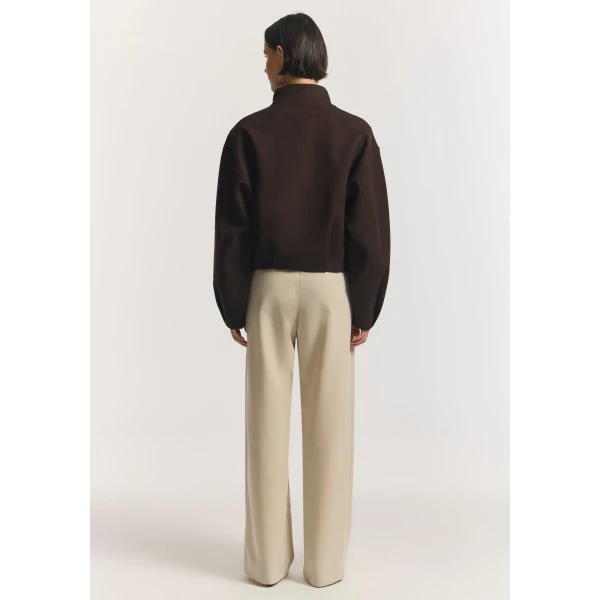 Viktoria & Woods Salvation Wool Bomber - Jackets - Minimalist Australian Fashion at Luxury Shoes 