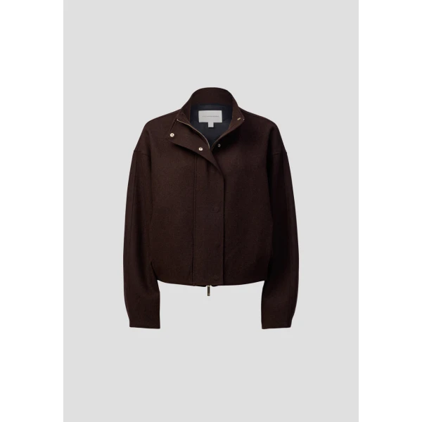 Viktoria & Woods Salvation Wool Bomber - Jackets - Minimalist Australian Fashion at Luxury Shoes 