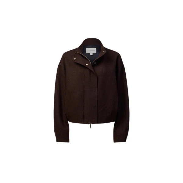Viktoria & Woods Salvation Wool Bomber - Jackets - Minimalist Australian Fashion at Luxury Shoes 