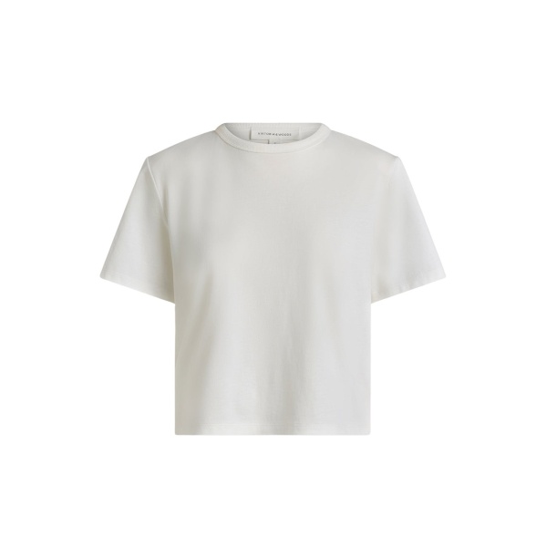 Viktoria & Woods Saxon Tee - Tops - Minimalist Australian Fashion at Luxury Shoes 