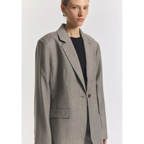 Viktoria & Woods Vanguardian Wool Blazer - Jackets - Minimalist Australian Fashion at Luxury Shoes 