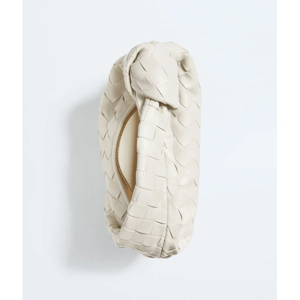 Khaite Mini Jodie in Chalk - White Mini Bags - The Lotus Tote Bag - Shop at Luxury Shoes 