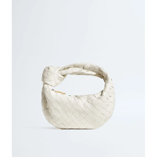 Khaite Mini Jodie in Chalk - White Mini Bags - The Lotus Tote Bag - Shop at Luxury Shoes 