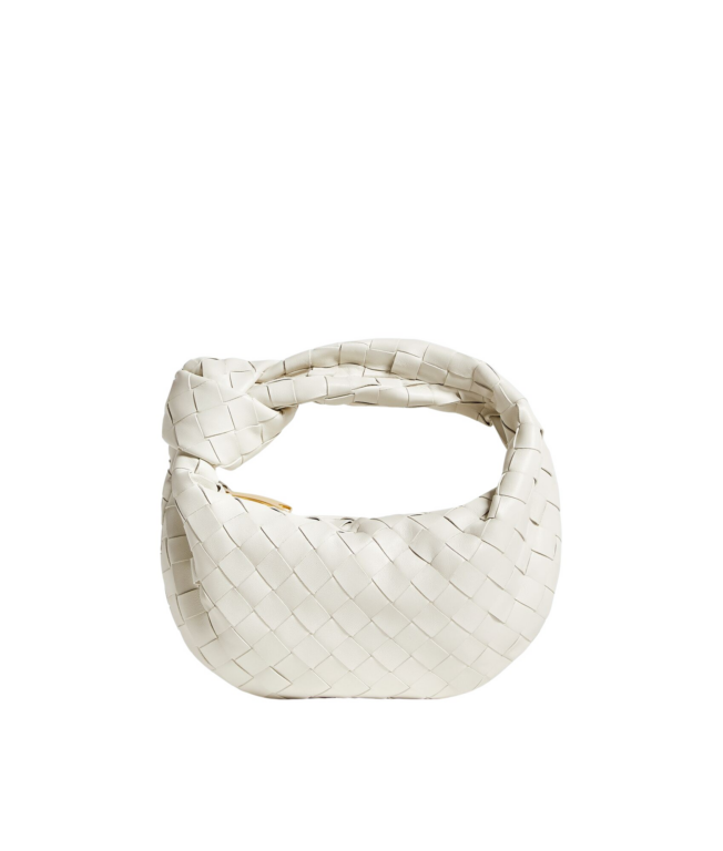 Khaite Mini Jodie in Chalk - White Mini Bags - The Lotus Tote Bag - Shop at Luxury Shoes 