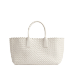 White-Small-Cabat-in-White-coveti59297_nobg Bottega Veneta Small Cabat in White