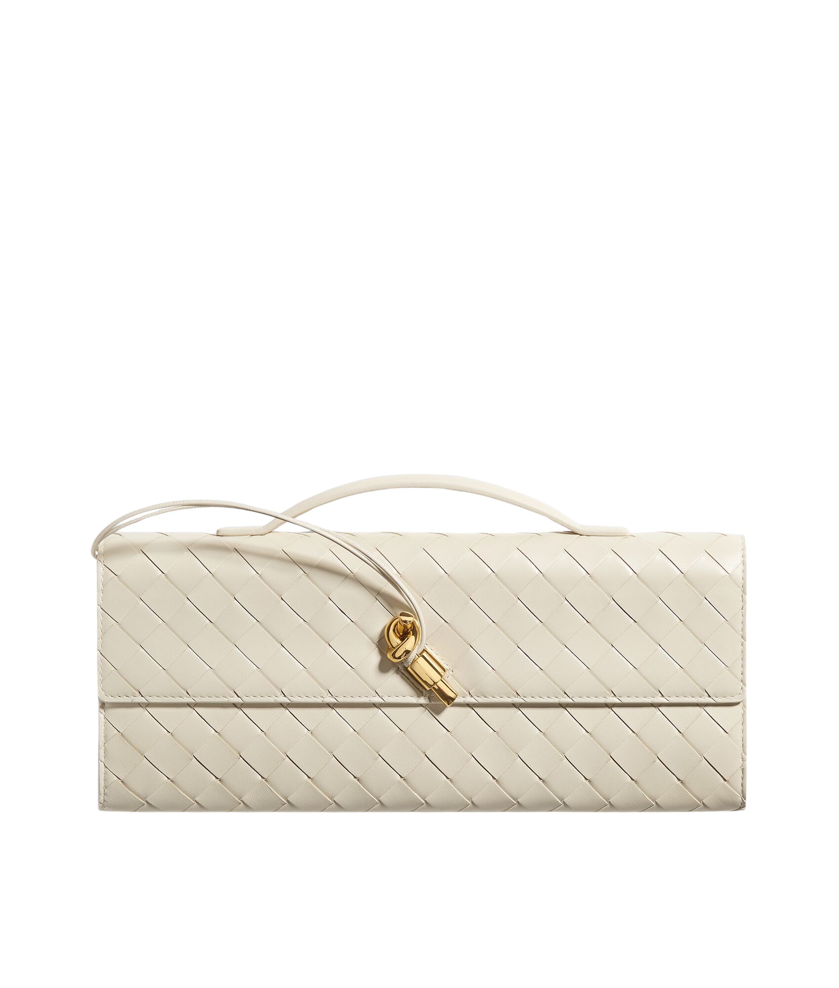 White-Womens-Andiamo-Clutch-in-Sea-salt-coveti33127_nobg Khaite Women's Andiamo Clutch in Sea salt - White Clutch Bags - The Lotus Tote Bag - Shop at Luxury Shoes