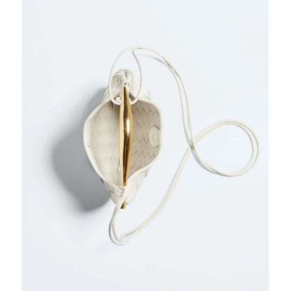 Khaite Women's Baby Sardine in Chalk - White Mini Bags - The Lotus Tote Bag - Shop at Luxury Shoes 