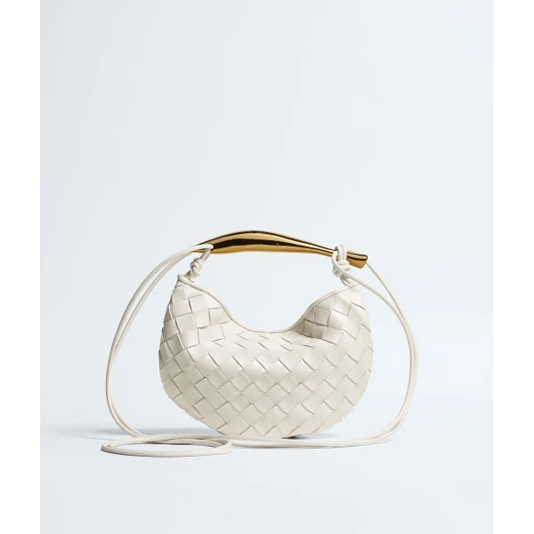 Khaite Women's Baby Sardine in Chalk - White Mini Bags - The Lotus Tote Bag - Shop at Luxury Shoes 