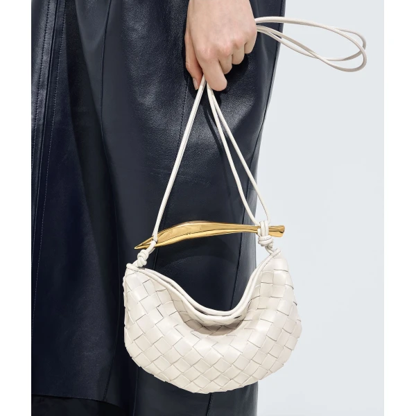 Khaite Women's Baby Sardine in Chalk - White Mini Bags - The Lotus Tote Bag - Shop at Luxury Shoes 