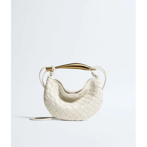 Khaite Women's Baby Sardine in Chalk - White Mini Bags - The Lotus Tote Bag - Shop at Luxury Shoes 
