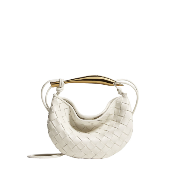 Khaite Women's Baby Sardine in Chalk - White Mini Bags - The Lotus Tote Bag - Shop at Luxury Shoes 
