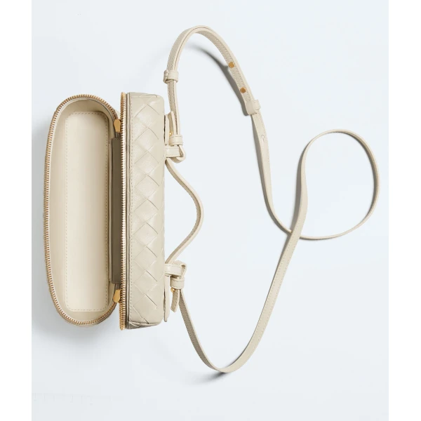 Khaite Women's Bang Bang in Sea salt - White Shoulder & Crossbody Bags - The Lotus Tote Bag - Shop at Luxury Shoes 
