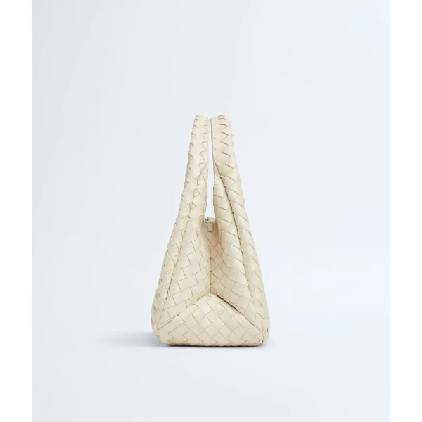 Khaite Women's Campana in Sea salt - White Shoulder & Crossbody Bags - The Lotus Tote Bag - Shop at Luxury Shoes 