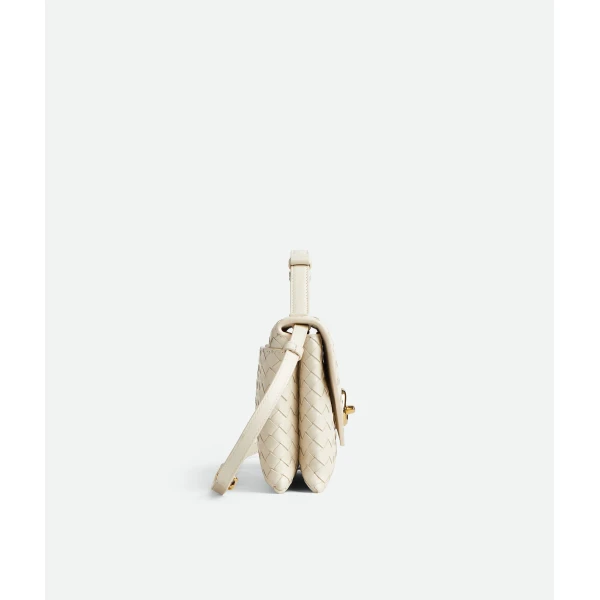 Khaite Women's Knot Lock in Sea salt - White Clutch Bags - The Lotus Tote Bag - Shop at Luxury Shoes 
