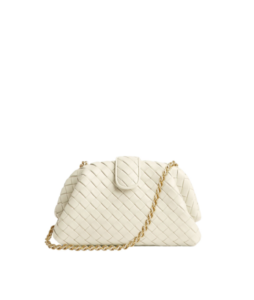 Khaite Women's Lauren 1980 in Sea salt - White Shoulder & Crossbody Bags - The Lotus Tote Bag - Shop at Luxury Shoes 