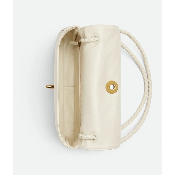 Khaite Women's Madison in Sea salt - White Shoulder & Crossbody Bags - The Lotus Tote Bag - Shop at Luxury Shoes 
