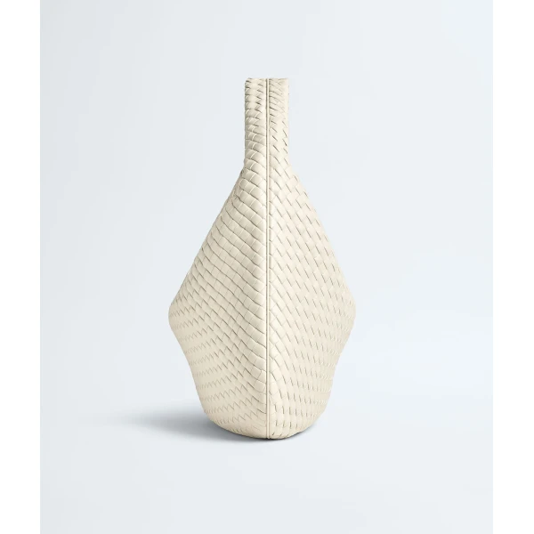 Khaite Women's Maxi Veneta in Sea salt - White Shoulder & Crossbody Bags - The Lotus Tote Bag - Shop at Luxury Shoes 