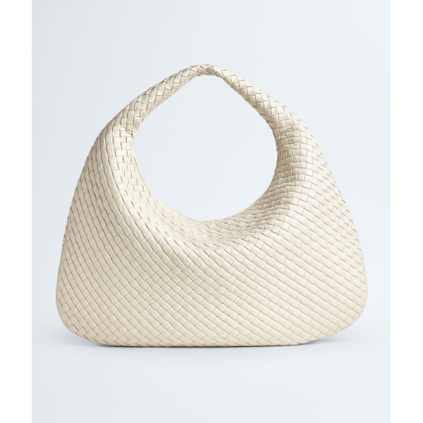 Khaite Women's Maxi Veneta in Sea salt - White Shoulder & Crossbody Bags - The Lotus Tote Bag - Shop at Luxury Shoes 