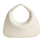 Khaite Women's Maxi Veneta in Sea salt - White Shoulder & Crossbody Bags - The Lotus Tote Bag - Shop at Luxury Shoes 
