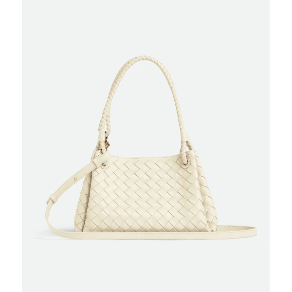 Khaite Women's Parachute in Sea salt - White Shoulder & Crossbody Bags - The Lotus Tote Bag - Shop at Luxury Shoes 