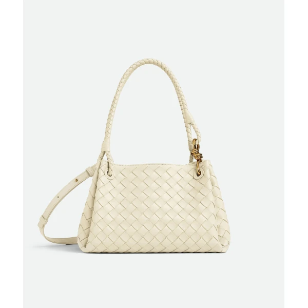 Khaite Women's Parachute in Sea salt - White Shoulder & Crossbody Bags - The Lotus Tote Bag - Shop at Luxury Shoes 