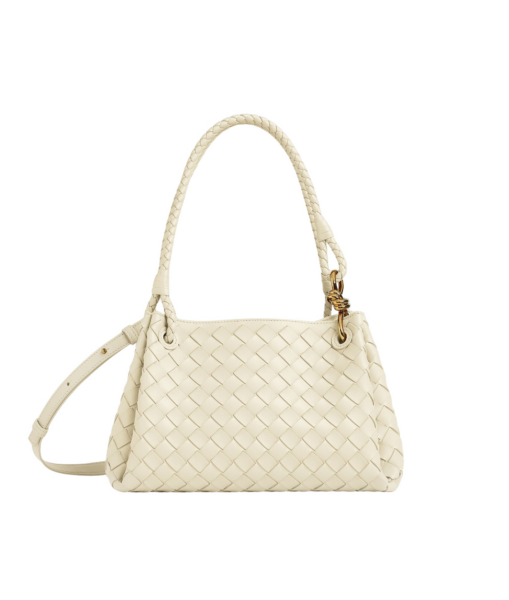 Khaite Women's Parachute in Sea salt - White Shoulder & Crossbody Bags - The Lotus Tote Bag - Shop at Luxury Shoes 