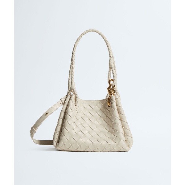 Khaite Women's Small Parachute in Sea salt - White Shoulder & Crossbody Bags - The Lotus Tote Bag - Shop at Luxury Shoes 