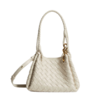 Khaite Women's Small Parachute in Sea salt - White Shoulder & Crossbody Bags - The Lotus Tote Bag - Shop at Luxury Shoes 