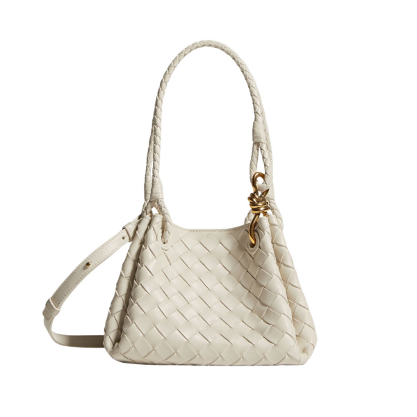 Bottega Veneta Women’s Small Parachute in Sea salt
