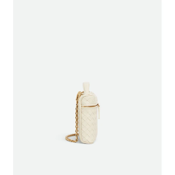 Khaite Women's Small Soft Vanity in Sea salt - White Clutch Bags - The Lotus Tote Bag - Shop at Luxury Shoes 